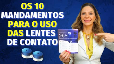 Como Usar Lentes De Contato Corretamente Os 10 Mandamentos YouTube