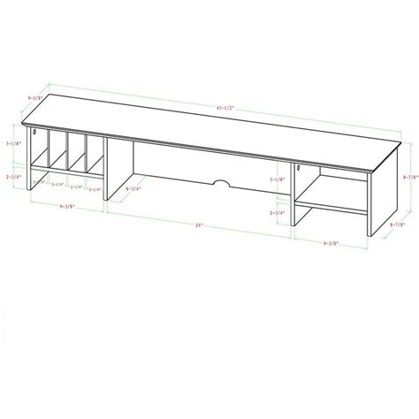 Middlebrook 48 Inch Computer Storage Desk With Hutch White Bed Bath