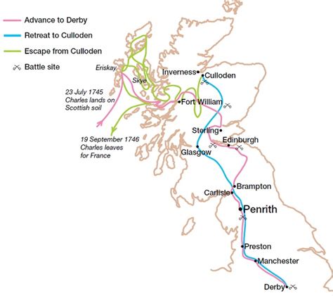 Jacobite Steam Train Route Map