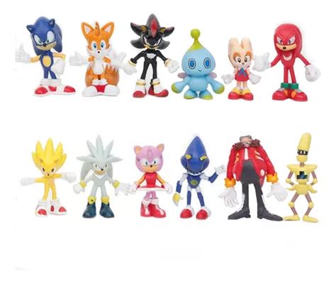 Kit Bonecos Sonic The Hedgehog Miniaturas Pvc Mercadolivre