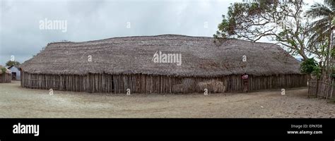 Panamá las Islas de San Blas Mamitupu tribu kuna típicas casas con