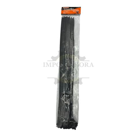 Amarra Plastica Negra 4 8x500mm Mk0880n Importadora Oro Limitada