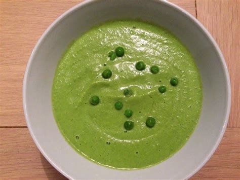 Ma Cuisine D Ici Et De L Bas Soupe Verte Aux Petits Pois Et Aux