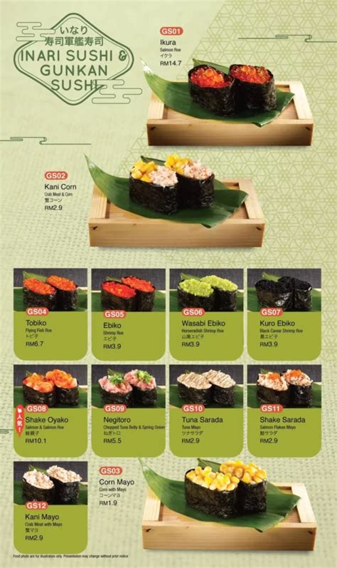 Azuma Sushi Malaysia Menu Prices Updated 2024