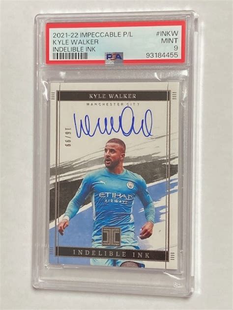 Panini Impeccable Premier League Soccer Kyle Walker