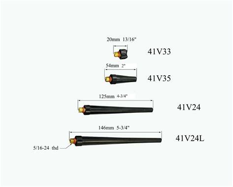 TIG Back Cap 41V33 41V35 41V24 41V24L For SR WP 9 20 25 TIG Welding