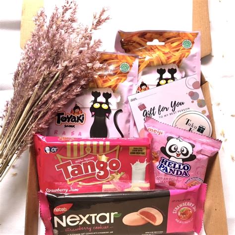 Jual SCANCK BOX PINK HAMPERS SNACK GIFT SNACK GIFT SERBA PINK