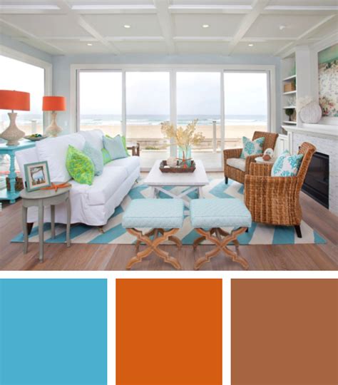 6 Classic Coastal Beach Color Palettes | Color Combinations | Living Room Examples