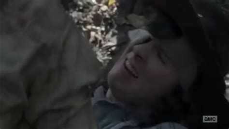 Walking Dead Carl Grimes Getting Bite By Zombie Youtube