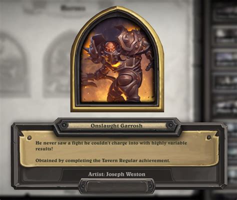 New Hearthstone Level Rewards Track And Tavern Regular Achievement