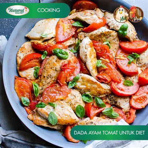 Resep Dada Ayam Diet dengan Tomat nan Lezat - Natural Poultry