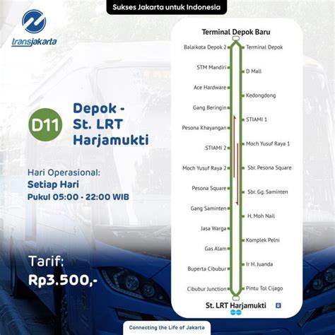transjakarta tunda perubahan rute  depok lrt harjamukti seminggu