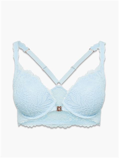 Romantic Corded Lace Push Up Bra In Blue Savage X Fenty