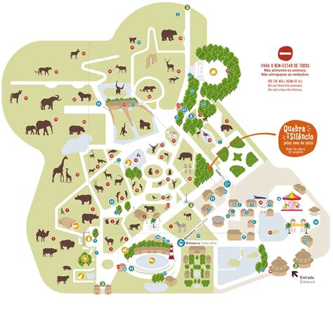 Mapa Do Zoo Jardim Zoológico