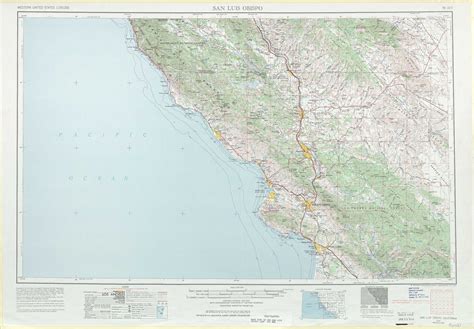 San Luis Obispo Zip Code Map United States Map