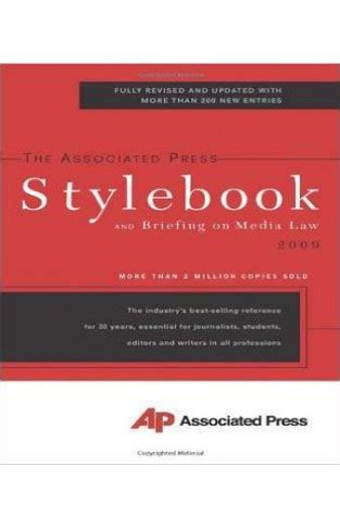 The Associated Press Stylebook 2009 (Associated Press Stylebook ...