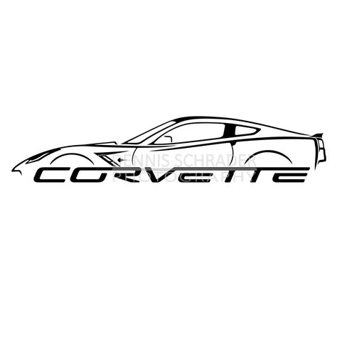 Corvette Silhouette Clip Art