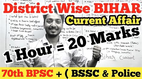 Master Bihar Current Affairs 2024 In 40 Minutes District Wise Guide