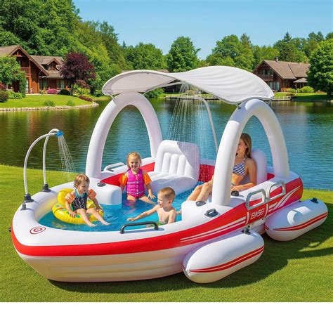 Inflatable Pontoon Boat Pools: Floating Luxury on Any Water