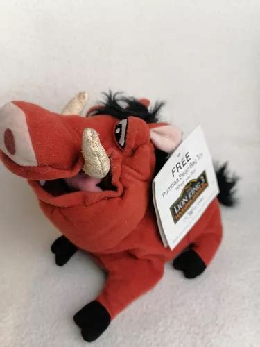 Peluche Original Pumba El Rey Leon Hakuna Matata Disney 20cm Cuotas