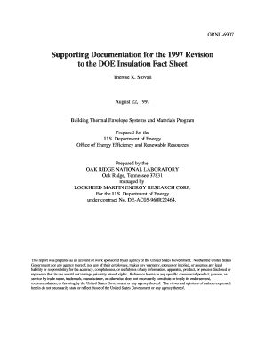 Fillable Online Ornl Supporting Documentation For The 1997 Revision To