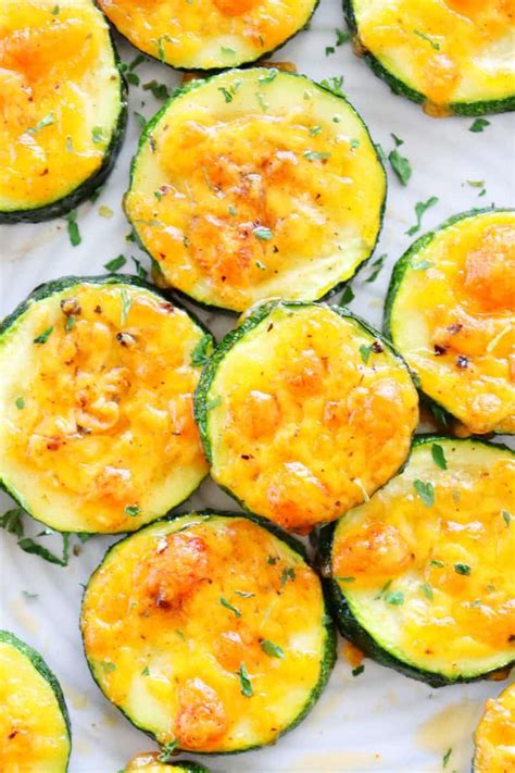 Cheddar Baked Zucchini Crunchy Creamy Sweet