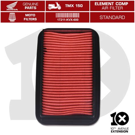 Thx Honda Genuine Element Comp Air Filter Part No Kvx For