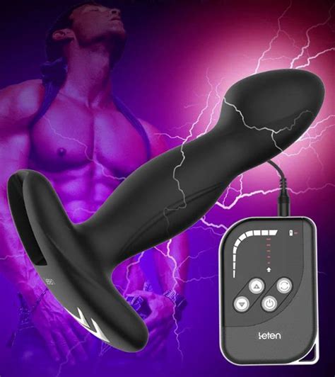 Electric Shock Anal Plug G Spot Prostate Massage Electro Stimulation