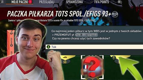 PRZEPALIŁEM LEGENDĘ KLUBU NA PACZKĘ TOTS 93 PLUS FIFA 23