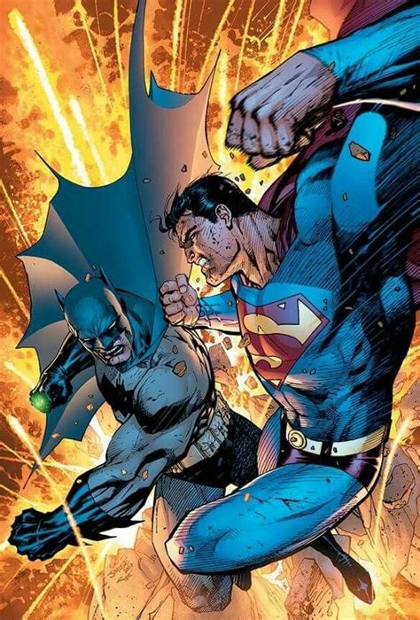 Batman Vs Superman By Jim Lee Batman Vs Superman Comic Batman Vs