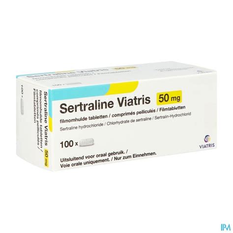 SERTRALINE VIATRIS 50MG TABL 100 Apotheek Thiels