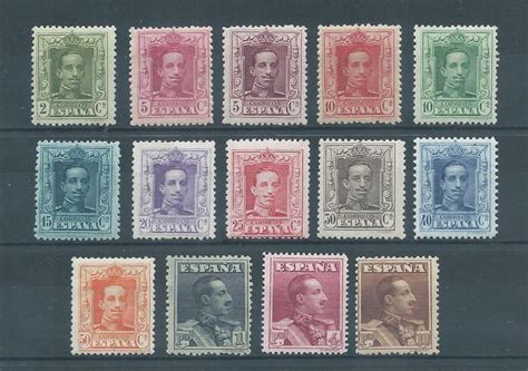 Spain 1922 Alfonso XIII Vaquer Type Complete Set Edifil Catawiki