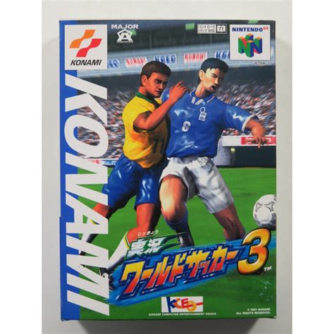 Trader Games JIKKYOU WORLD SOCCER 3 NINTENDO 64 N64 NTSC JAPAN