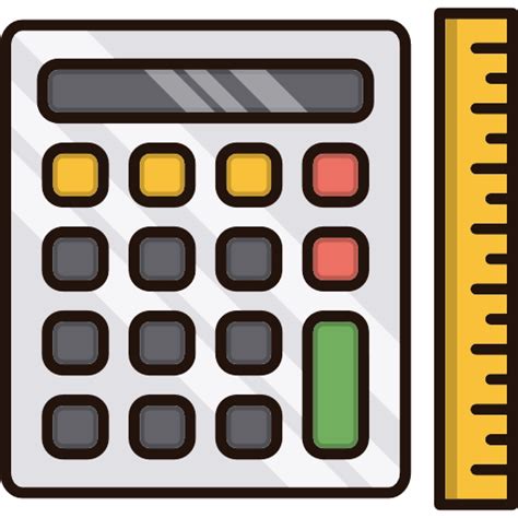 Calculator Cubydesign Lineal Color Icon