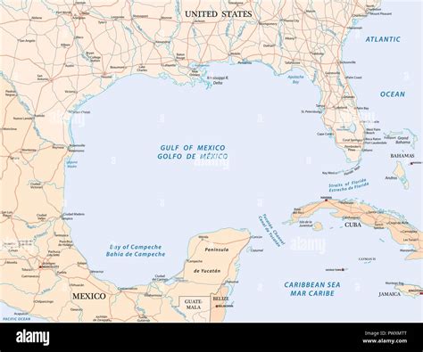 Map Of Cuba And Florida Hi Res Stock Photography And Images Alamy