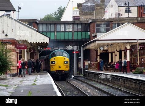 Class 37 Diesel Electric Engine 37109 At Bury On The East Lancashire Railway Manchester