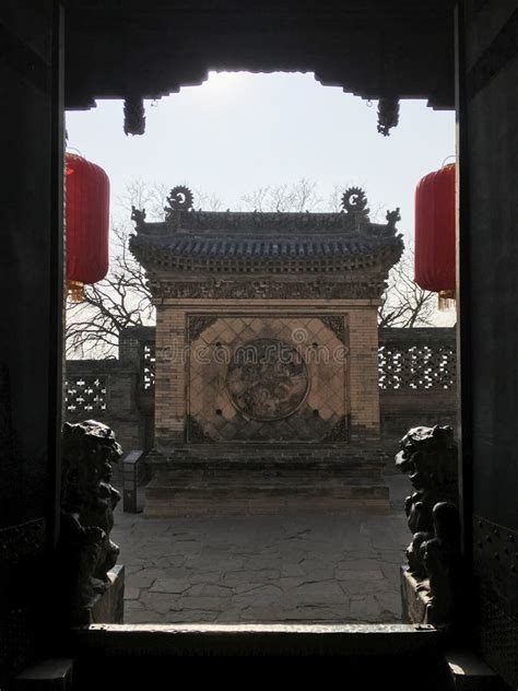 Ancient Wang Family Courtyard in China Stock Image - Image of building ...