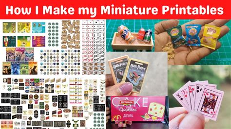 HOW TO MAKE MINIATURE PRINTABLE Tutorial How To Scan Rescale