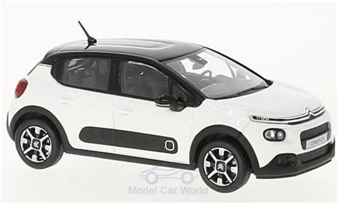 Miniature Citroen C Norev Blanche Noire Voiture Miniature Be