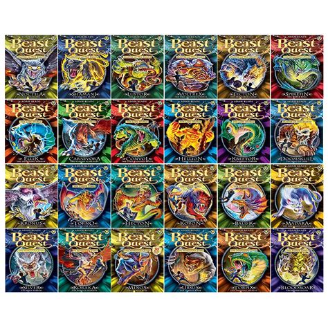 Beast Quest Series 7 10 Box Sets 24 Books Collection Series 7 Books