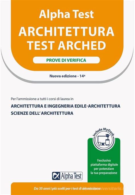 Alpha Test Architettura Prove Di Verifica Per L Ammissione A Tutti I