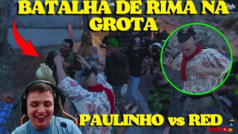 Paulinho O Loko Vs Red Na Batalha De Rima 😂 Youtube