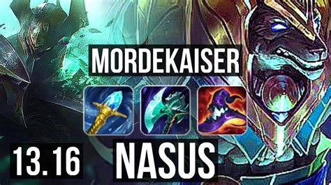 Mordekaiser Vs Nasus Top Solo Kills Rank Morde Godlike Na