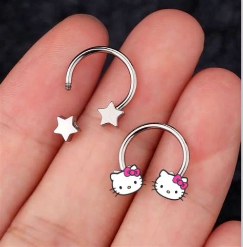 My Idea Hello Kitty Jewelry Nose Piercing Piercings