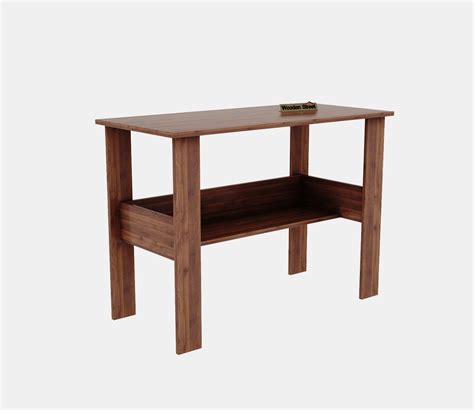 Buy Brook Engineered Wood Study Table Columbian Walnut Finish At 29