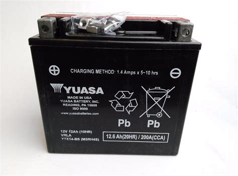 Bateria Ytx14 Bs Marca Yuasa 2 400 00 En Mercado Libre