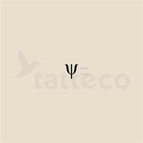 Psi Temporary Tattoo - Set of 3 – Tatteco