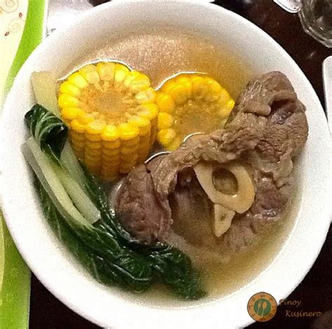 Bulalo Beef Shank Soup Pinoy Kusinero