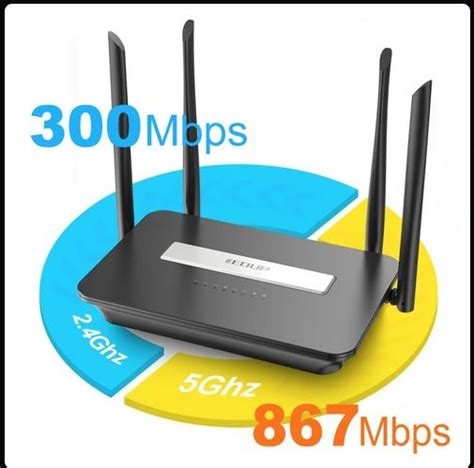 EDUP 5GHz WiFi Router 4G LTE Router 1200Mbps CAT4 WiFi Router Modem 3G