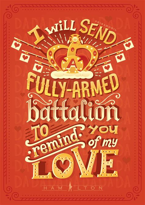 Letters4ham Hand Lettered Hamilton Lyric Posters On Behance Hamilton